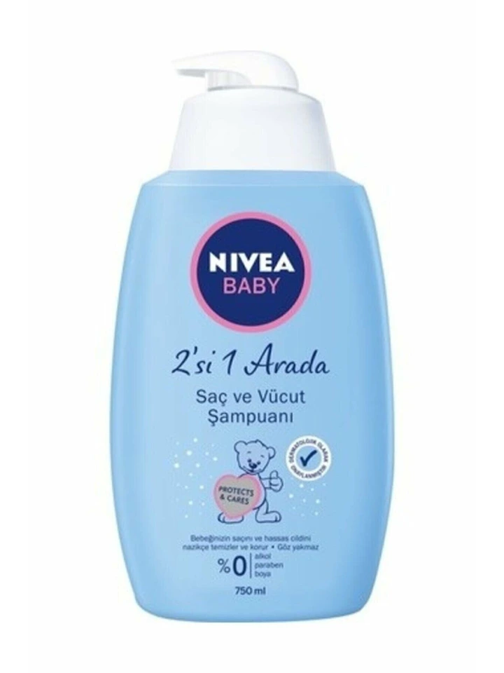 Nivea Baby Saç ve Vücut Şampuanı 750 ML