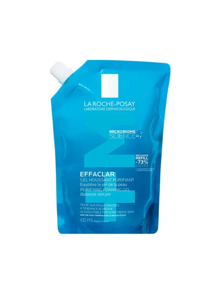 La Roche Posay Effaclar Yağlı Ciltler için Temizleme Jeli 400 ml - Refill