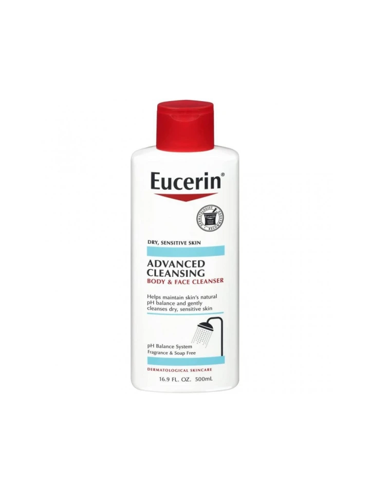 Eucerin Advanced Cleansing Vücut ve Yüz Temizleyici 500ML