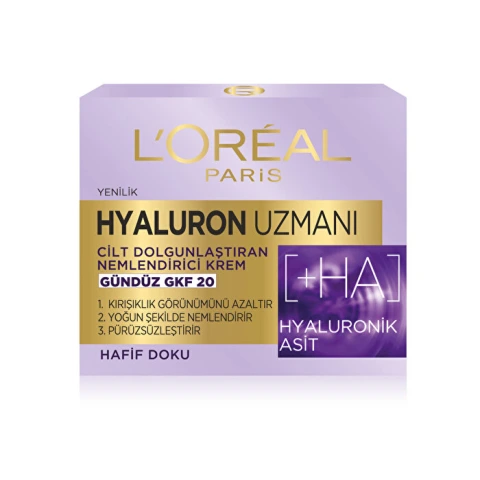 Loreal Hyaluron Uzmanı Nemlendirici Gündüz Kremi 50 ML