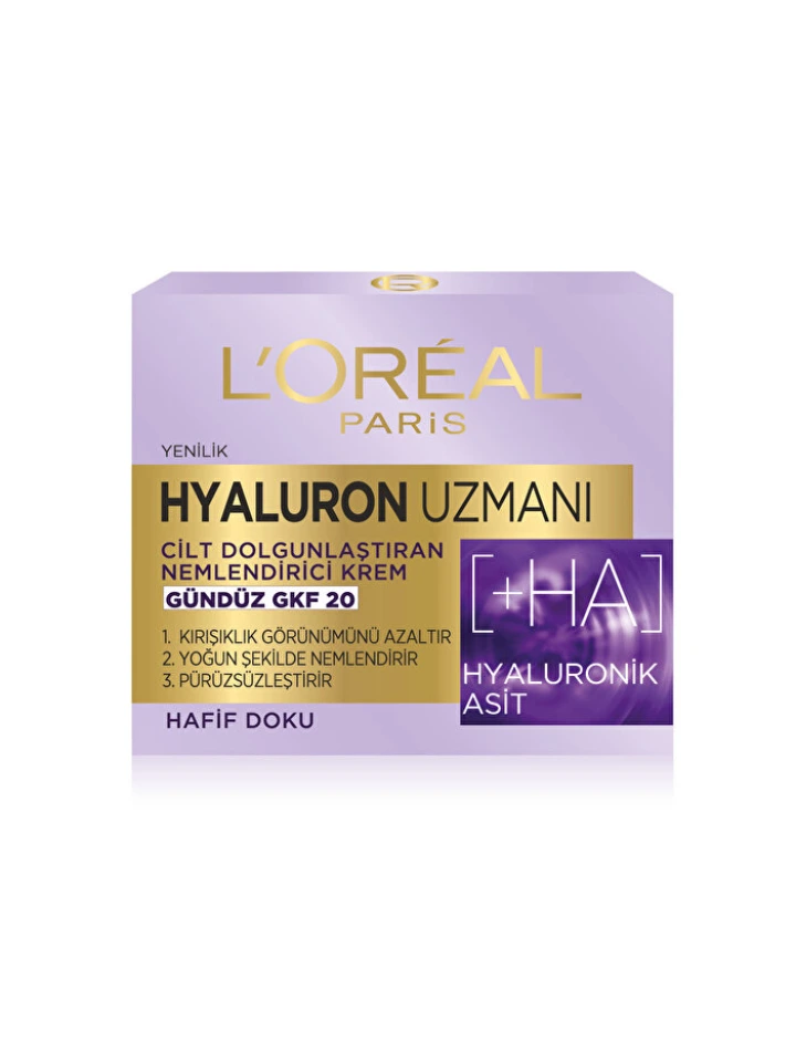 Loreal Hyaluron Uzmanı Nemlendirici Gündüz Kremi 50 ML