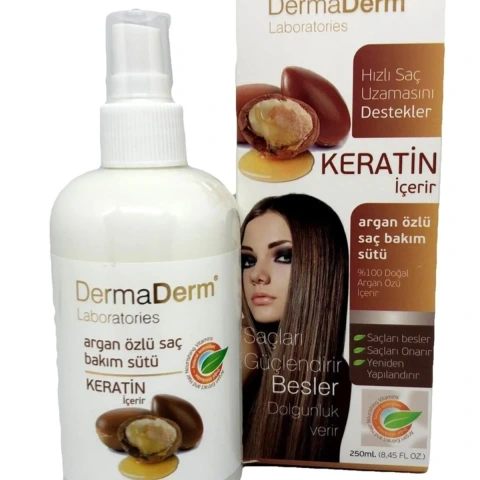 Dermaderm Argan Yağı Özlü Saç Bakım Sütü 250 ML
