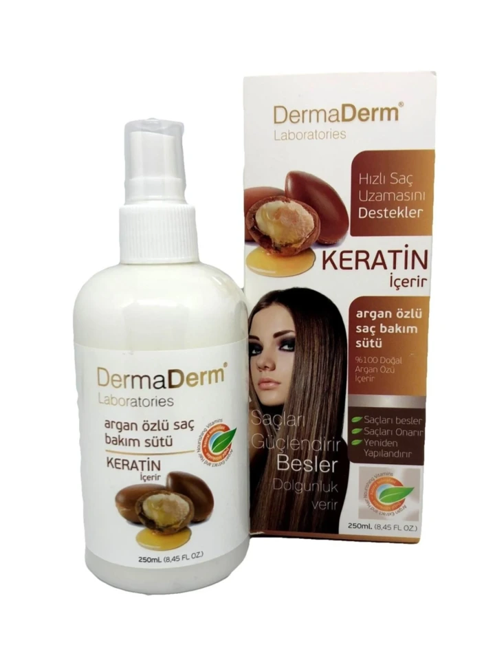 Dermaderm Argan Yağı Özlü Saç Bakım Sütü 250 ML