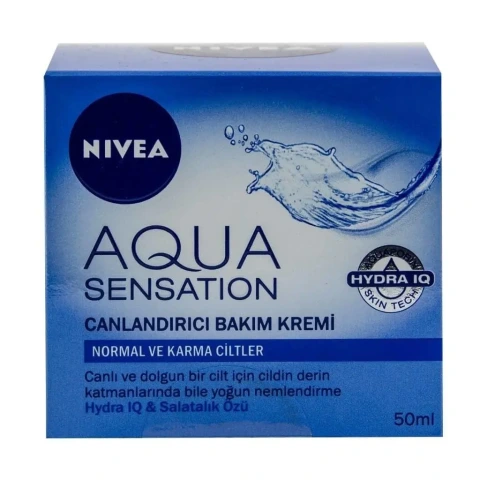 Nivea Aqua Sensation Canlandırıcı Bakım Kremi 50 ml  Özel Fırsat