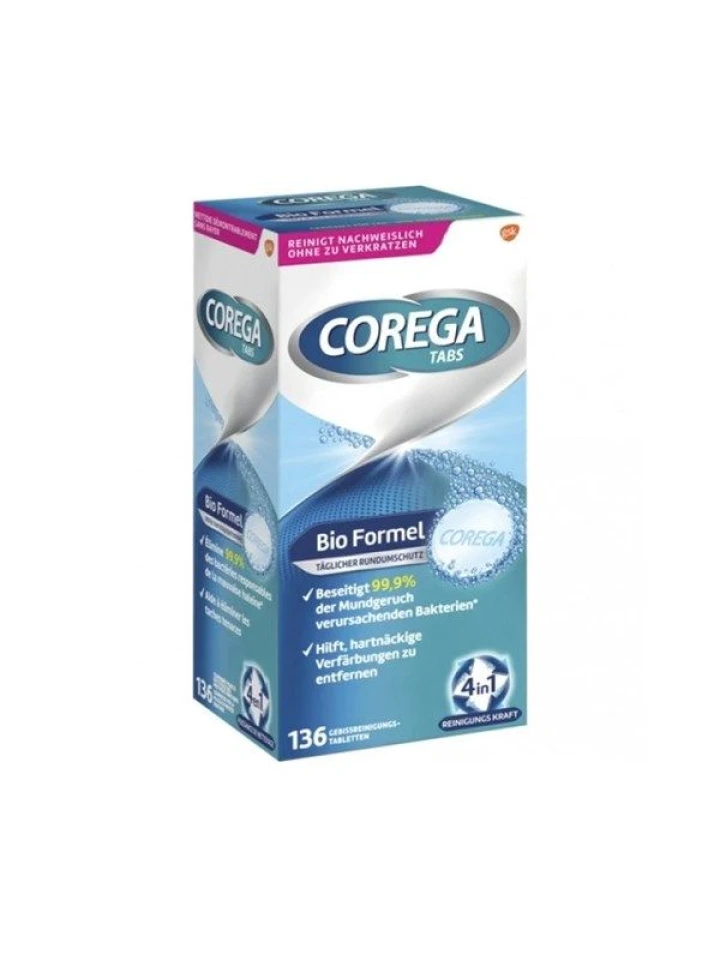 Corega Bio Formel 136 Adet Temizleyici Tablet
