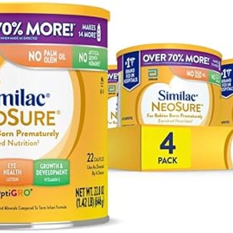 Similac NeoSure Prematüre Taburculuk Sonrası Bebek Maması Tozu 22.8 oz 646 g r– 4’lü Paket