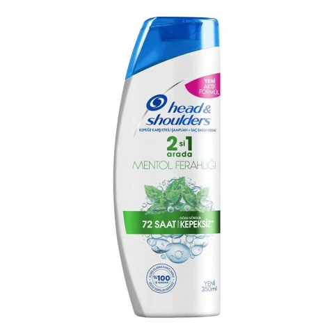 Head & Shoulders 2si 1 Arada Şampuan Mentol Ferahlığı 350ml