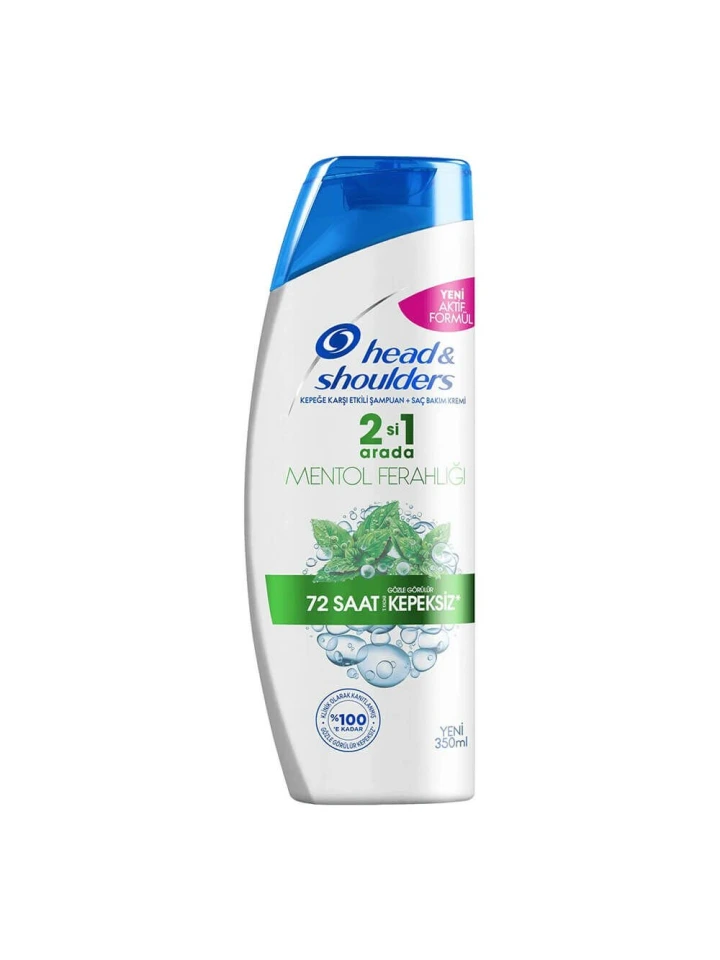 Head & Shoulders 2si 1 Arada Şampuan Mentol Ferahlığı 350ml