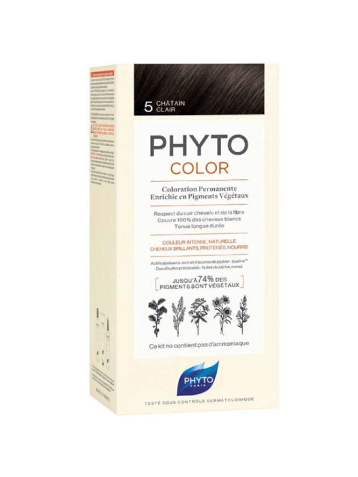 Phyto Phytocolor Bitkisel Saç Boyası 5 Açık Kestane