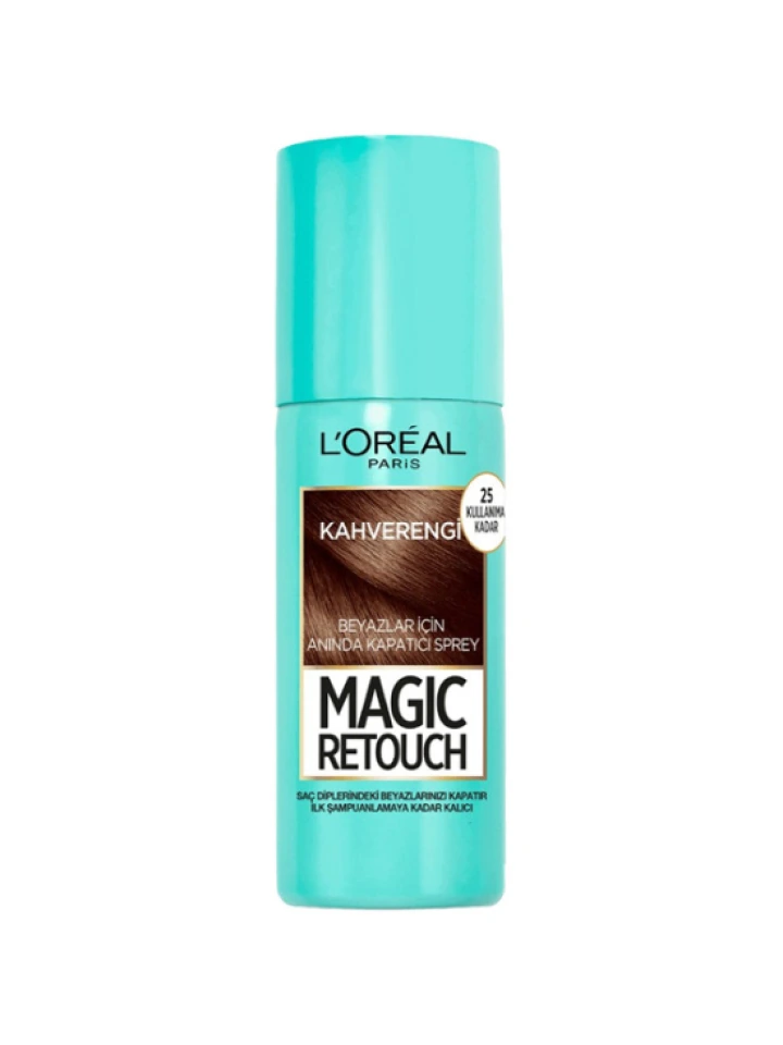 Loreal Paris Magic Retouch Beyaz Kapatıcı Sprey - Kahverengi
