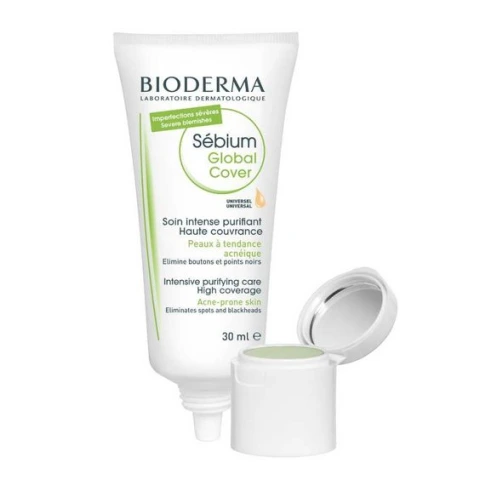 Bioderma Sebium Global Cover 30 ML Yağlı Ciltler İçin Renkli Matlaştırıcı