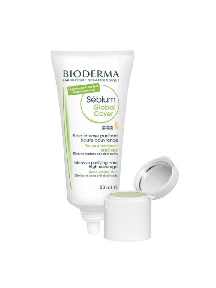 Bioderma Sebium Global Cover 30 ML Yağlı Ciltler İçin Renkli Matlaştırıcı