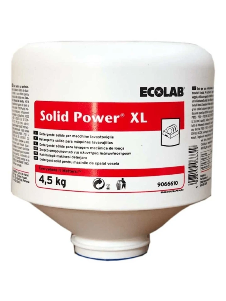 Ecolab Solid Power XL - Yenilikçi, Süper Konsantre Katı Bulaşık Makinesi Deterjanı - Eco