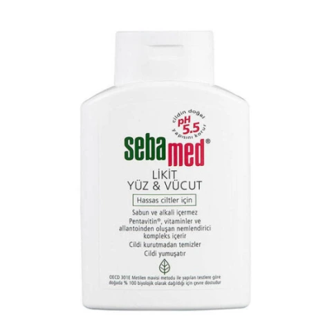 Sebamed Likit Yüz ve Vücut Temizleme Jeli 200 ML