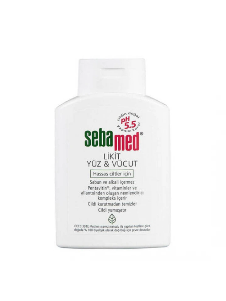 Sebamed Likit Yüz ve Vücut Temizleme Jeli 200 ML