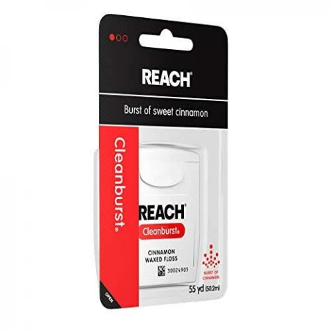Reach Waxed Dental Floss Cleanburst Mumlu Diş İpi 55 yd