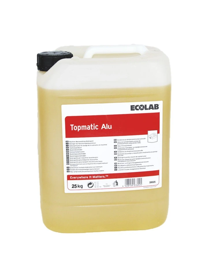Ecolab Topmatic Alu - Yumuşak Metalden Yapılan Gereçler İçin Bulaşık Makinası Deterjanı