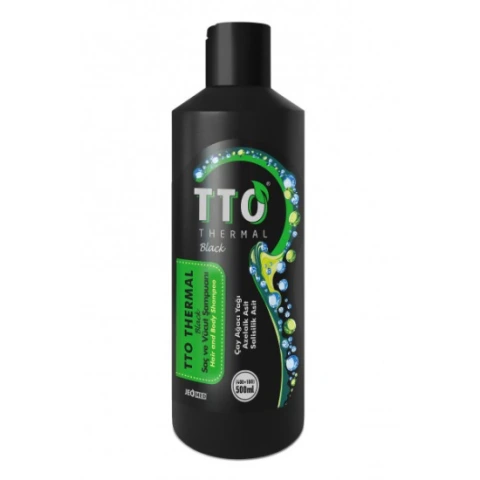 Tto  Thermal Saç Ve Vücut Şampuanı Black 400 100 ML Bedava