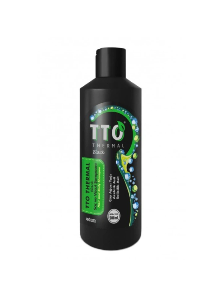 Tto  Thermal Saç Ve Vücut Şampuanı Black 400 100 ML Bedava