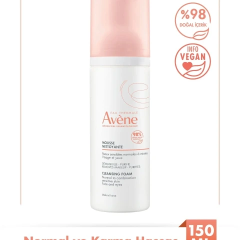 Avene Mousse Nettoyante Cleansing Foam 150 ML Temizleme Köpüğü