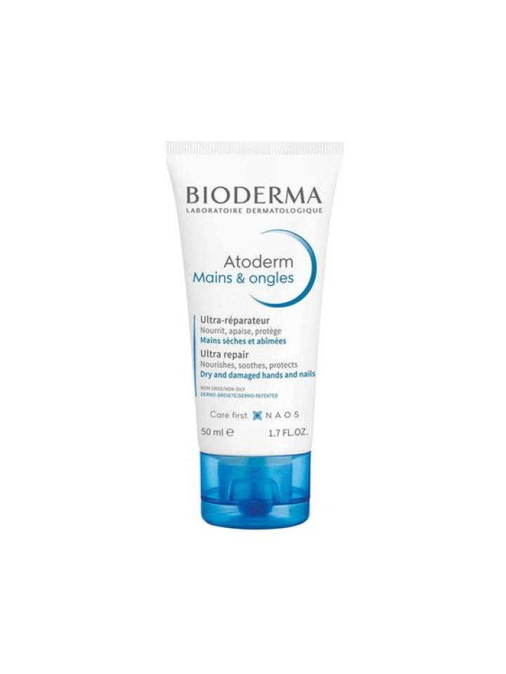 Bioderma Atoderm Hand and Nail Cream 50 ML Kuru Ciltler İçin El ve Tırnak Kremi