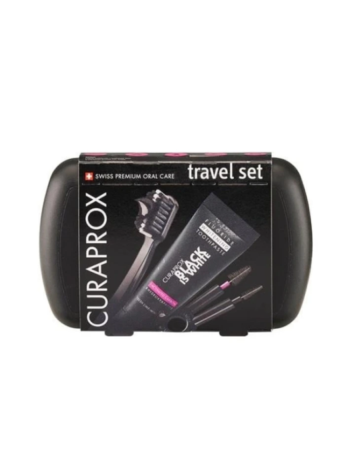 Curaprox Black Is White Travel Set
