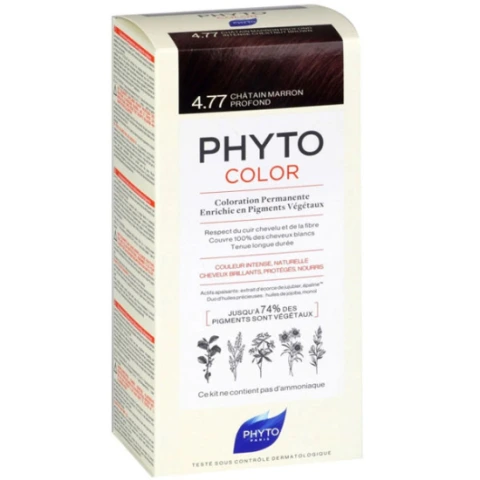 Phyto Phytocolor Bitkisel Saç Boyası 4 77 Yoğun Kestane Bakır