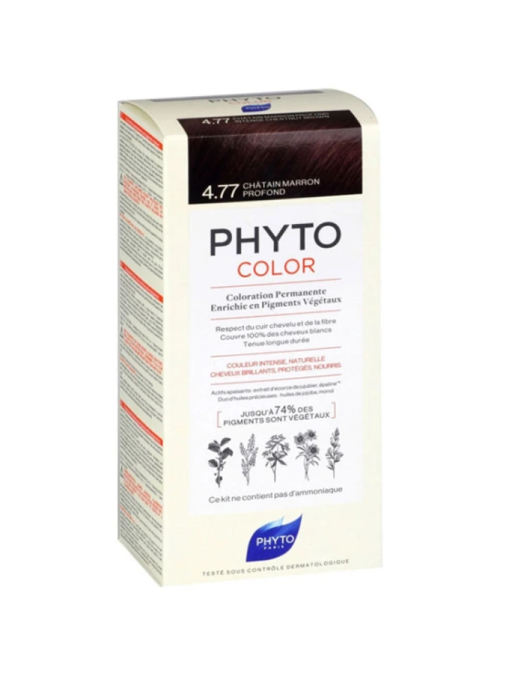 Phyto Phytocolor Bitkisel Saç Boyası 4 77 Yoğun Kestane Bakır