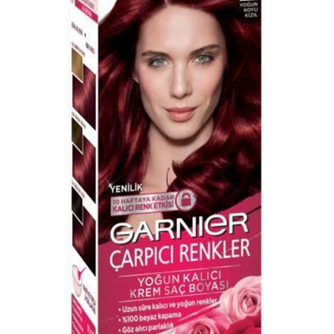 Garnier Çarpıcı Renkler Yoğun Koyu Kızıl 4.60 Saç Boyası