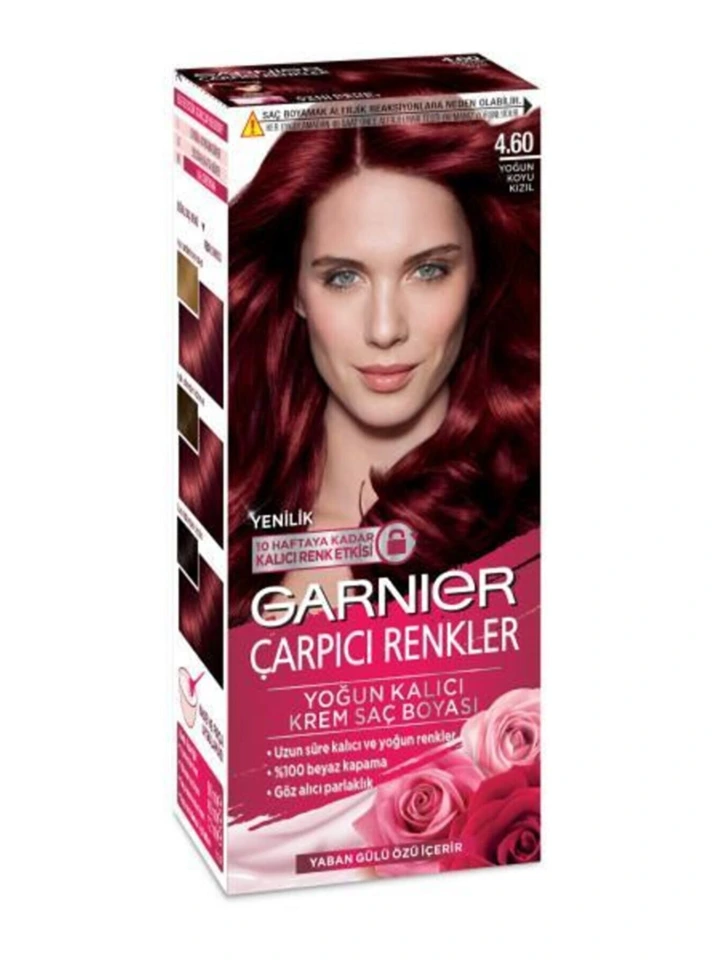 Garnier Çarpıcı Renkler Yoğun Koyu Kızıl 4.60 Saç Boyası