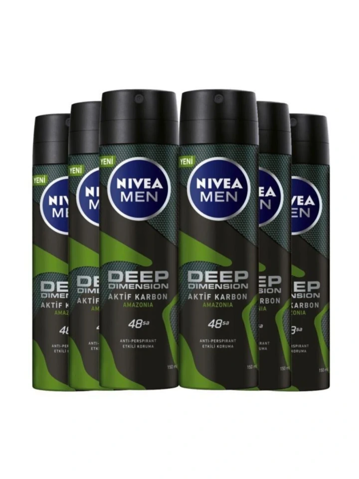 Nivea Sprey Erkek Deep Amazonia 150 ML