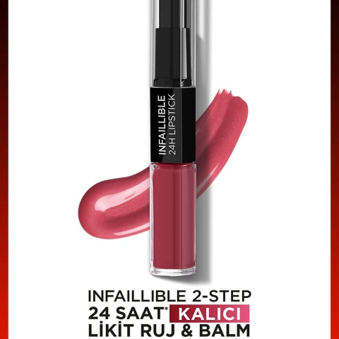 Loreal Infaillable Lipstick 2 Steps 804 Metro Proo