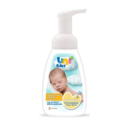 Uni Baby Yenidoğan Köpük Şampuan 200 ml