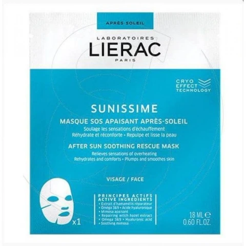 Lierac Sunissime After Sun Soothing Rescue Mask 18 ML Güneş Sonrası Maske