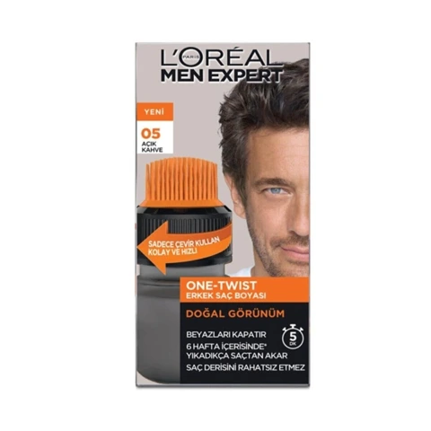 Loreal Men Expert One Twist Erkek Saç Boyası Açık Kahve