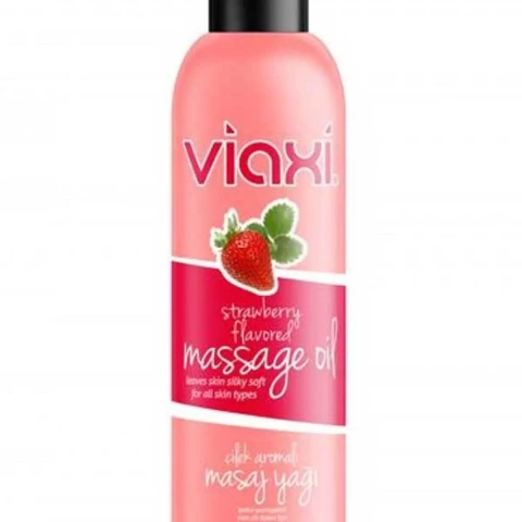 Viaxi Masaj Yağı Çilek Aromalı 177 ml