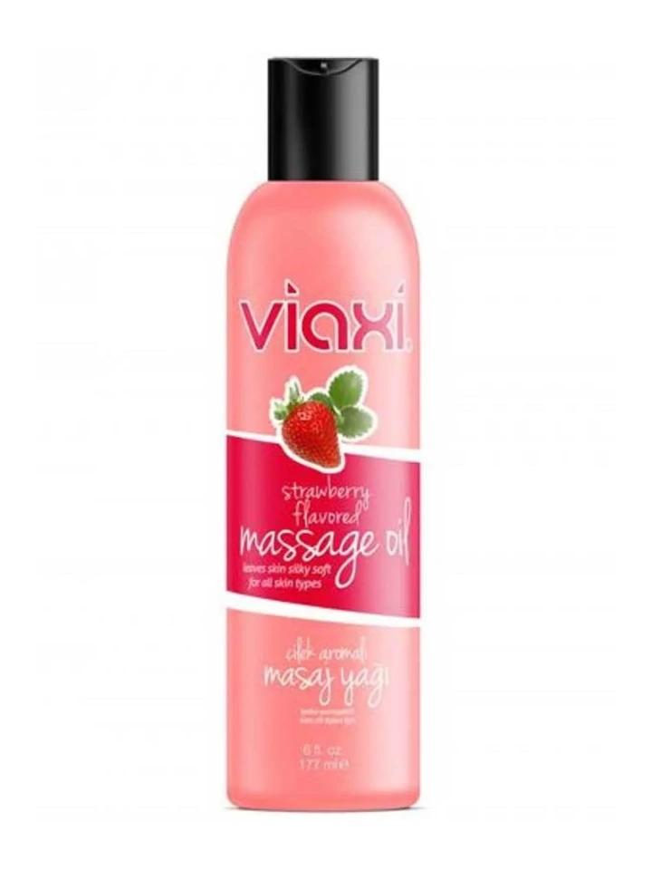 Viaxi Masaj Yağı Çilek Aromalı 177 ml