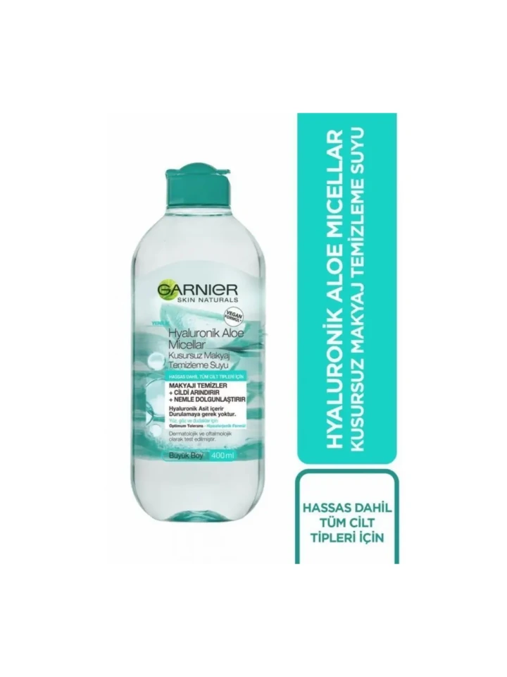 Garnier Hyaluronik Aloe Kusursuz Makyaj Temizleme Suyu 400 ml