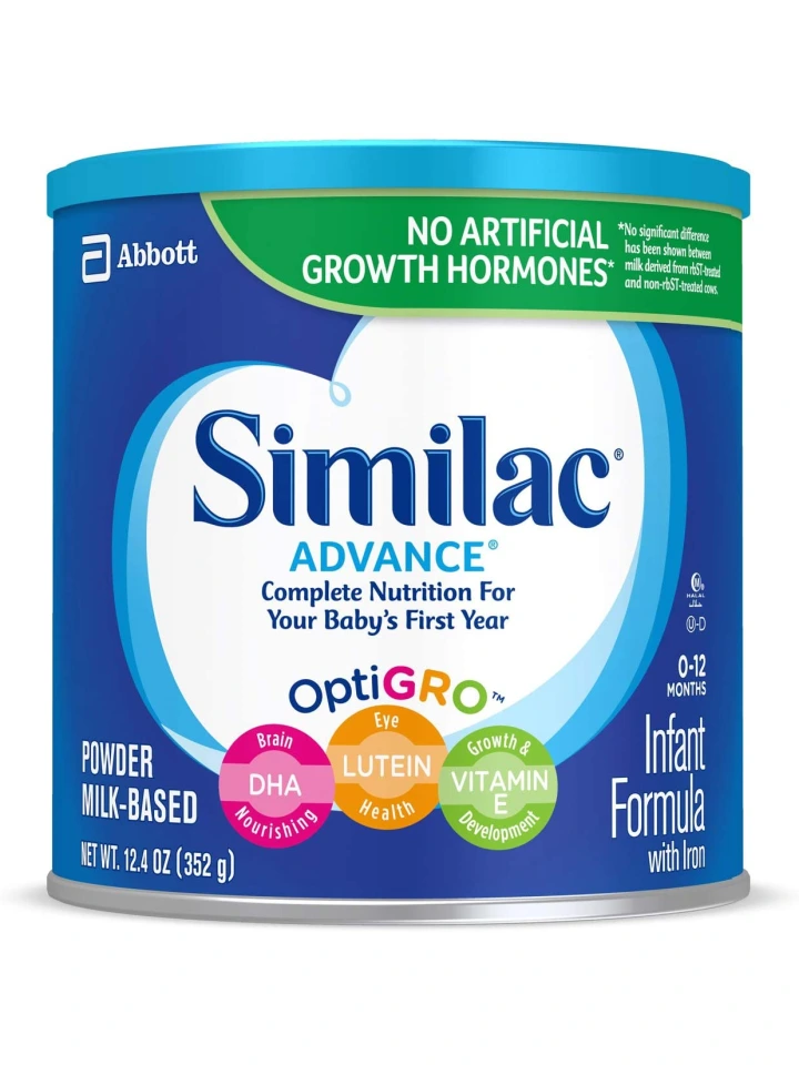 Similac Advance Demir İçeren Bebek Maması 0-12 Ay – 12.4 oz 6’lı Paket