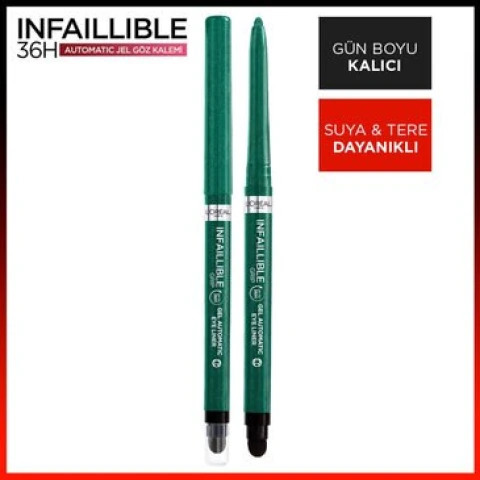 Loreal Paris Infaillable Automatic Gel Jel Eyeliner Emerald Green
