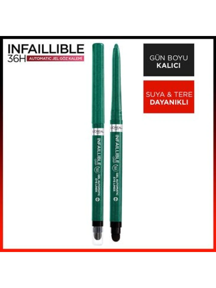 Loreal Paris Infaillable Automatic Gel Jel Eyeliner Emerald Green