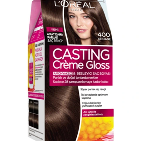 Loreal Casting Creme Gloss TR 535 Chocolat Sıcak Çikolata Saç Boyası