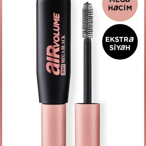 Loreal Paris 30 Saate Kadar Kalıcı Ekstra Siyah Air Mega Volume Maskara