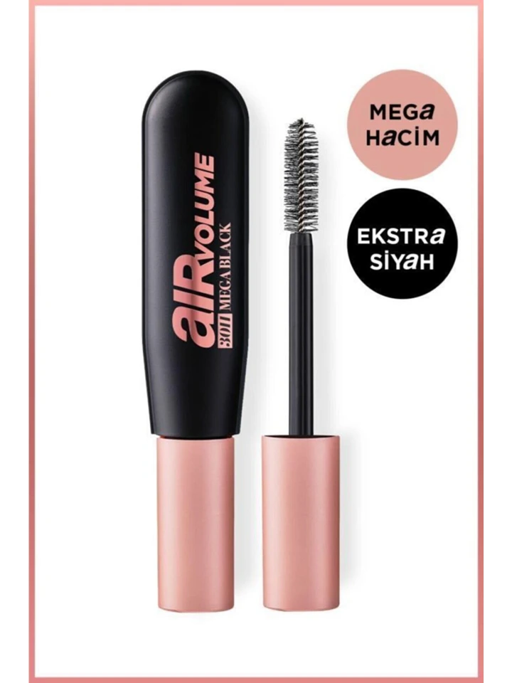 Loreal Paris 30 Saate Kadar Kalıcı Ekstra Siyah Air Mega Volume Maskara