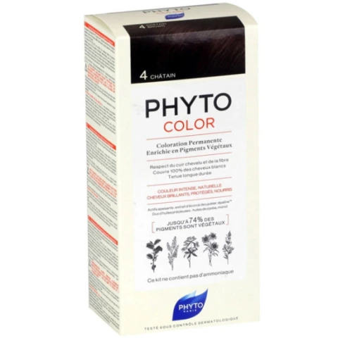 Phyto Phytocolor Bitkisel Saç Boyası 4 Kestane