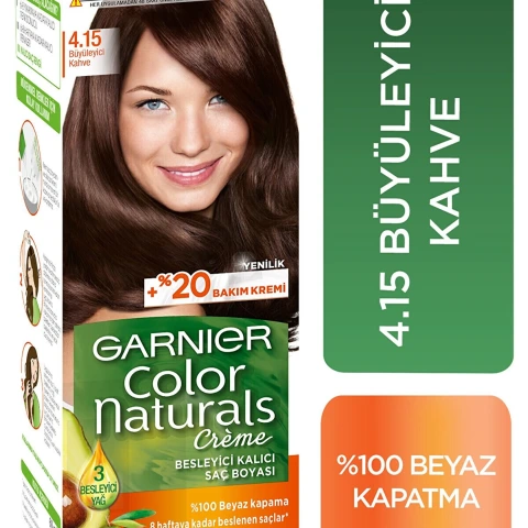 Garnıer Color Naturel 4 15 Frosty Dark Mah Saç Boyası