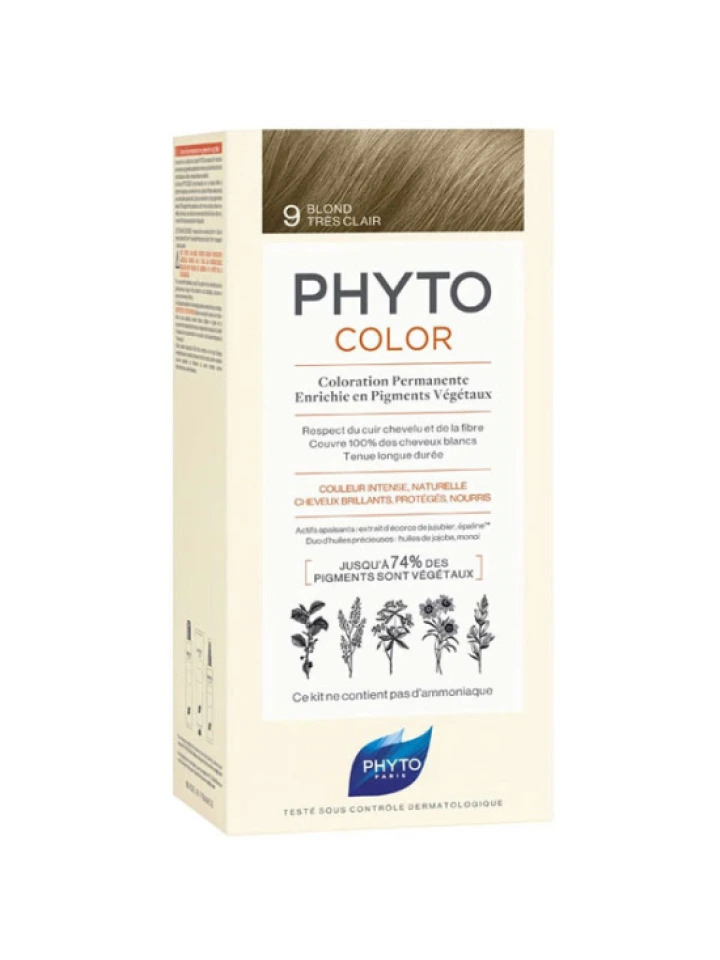 Phyto Phytocolor Bitkisel Saç Boyası 9 Açık Sarı