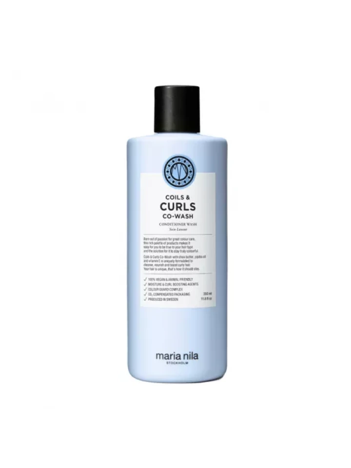 Maria Nila Coils & Curls Co-Wash Kıvırcık ve Dalgalı Saçlar İçin Bukle Belirginleştirici Temizleme Kremi 350ml