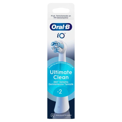 Oral-B iO Ultimate Clean Diş Fırçası Başlığı 2 Adet