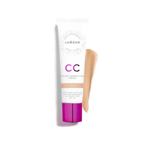 Lumene CC Cream Shade Tan 7 Etkili Renk Dengeleyici CC Krem SPF 20 Koyu